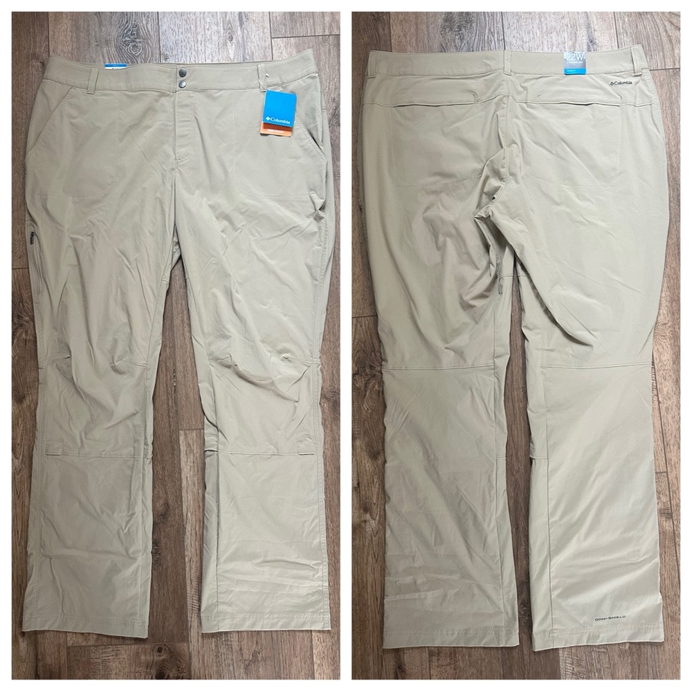 NWT! Columbia Women’s Saturday Trail Pants, Hiking, Plus Size, 22W LONG